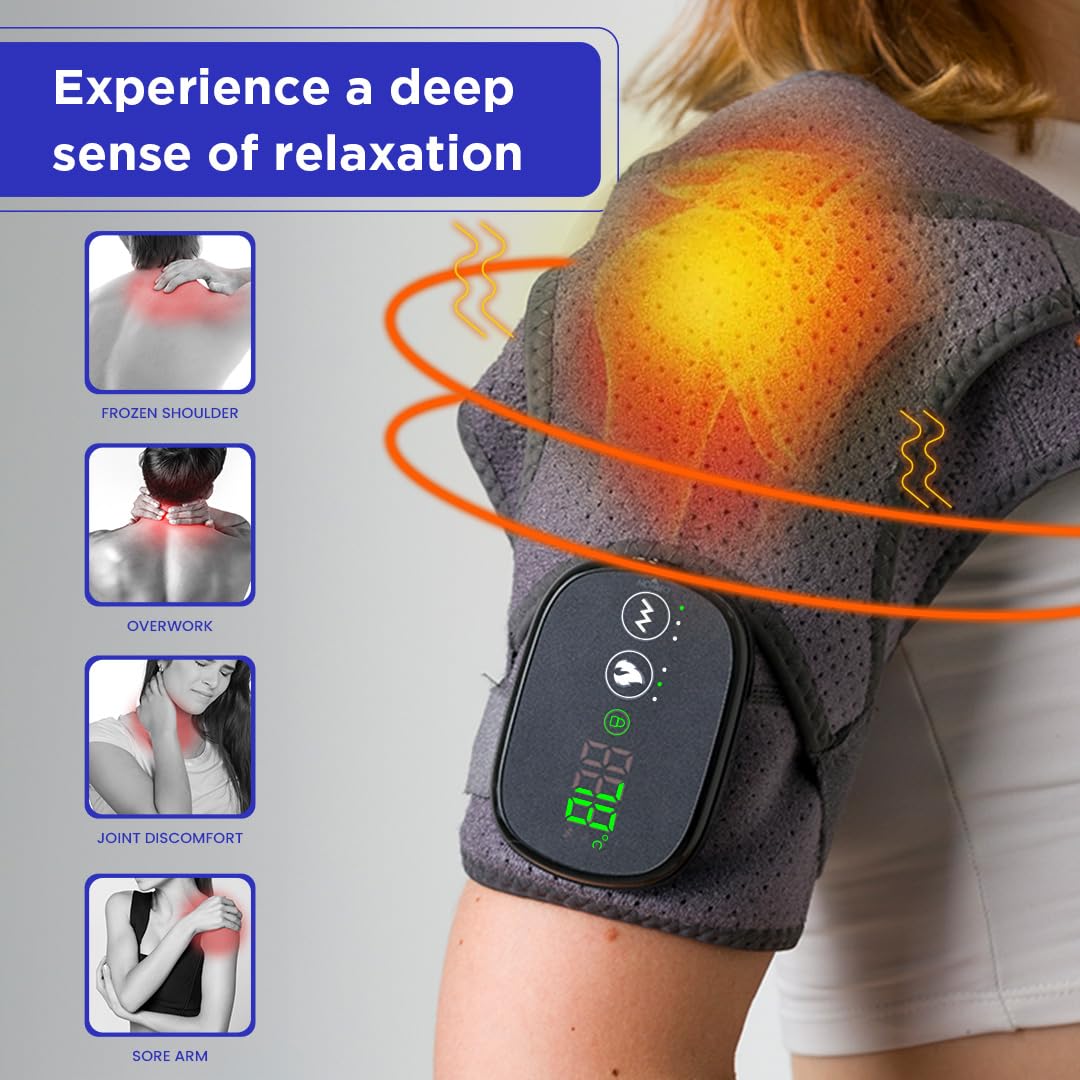 Rejuvenating Heat & Vibration Shoulder Support™