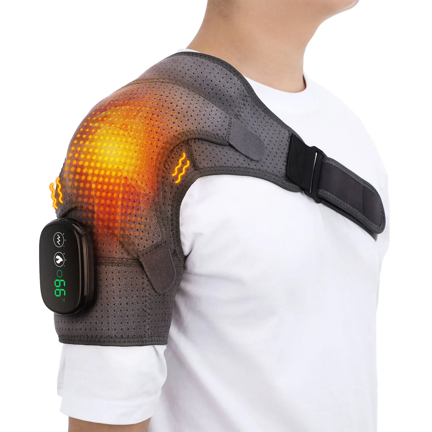 Rejuvenating Heat & Vibration Shoulder Support™